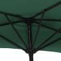 Green aluminum semicircular balcony umbrella 300x155cm by vidaXL, Umbrellas - Ref: Foro24-44592, Price: 48,41 €, Discount: %