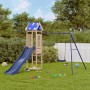 Spielplatz im Freien aus massivem Zirbenholz von vidaXL, Schaukeln und Spielgeräte - Ref: Foro24-3278953, Preis: 258,03 €, Ra...