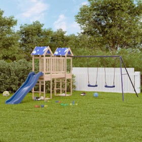 Outdoor playground made of solid pine wood by vidaXL, Swings and play structures - Ref: Foro24-3279019, Price: 426,99 €, Disc...