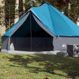 Family tipi tent for 8 people, waterproof, blue. by vidaXL, tents - Ref: Foro24-94589, Price: 180,04 €, Discount: %