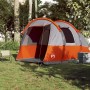 Tienda de camping con túnel 4 personas impermeable gris naranja de vidaXL, Tiendas de campaña - Ref: Foro24-94633, Precio: 15...