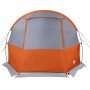 Tienda de camping con túnel 4 personas impermeable gris naranja de vidaXL, Tiendas de campaña - Ref: Foro24-94633, Precio: 15...