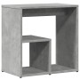 Mesa auxiliar de madera contrachapada gris hormigón 50x30x50 cm de vidaXL, Mesas auxiliares - Ref: Foro24-840561, Precio: 35,...