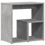 Mesa auxiliar de madera contrachapada gris hormigón 50x30x50 cm de vidaXL, Mesas auxiliares - Ref: Foro24-840561, Precio: 35,...