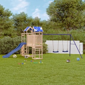 Spielplatz im Freien aus massivem Zirbenholz von vidaXL, Schaukeln und Spielgeräte - Ref: Foro24-3279148, Preis: 560,80 €, Ra...