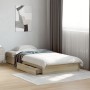 Cama con cajones madera ingeniería roble Sonoma 90x200 cm de vidaXL, Camas y somieres - Ref: Foro24-3280680, Precio: 140,34 €...