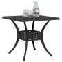 Mesa de jardín aluminio fundido negro 80x80x75 cm de vidaXL, Mesas de jardín - Ref: Foro24-4002812, Precio: 171,65 €, Descuen...