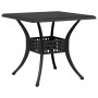 Mesa de jardín aluminio fundido negro 80x80x75 cm de vidaXL, Mesas de jardín - Ref: Foro24-4002812, Precio: 171,65 €, Descuen...