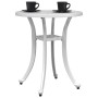 Garden table, white cast aluminum, Ø48x53 cm by vidaXL, Garden tables - Ref: Foro24-4002825, Price: 59,75 €, Discount: %