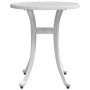 Garden table, white cast aluminum, Ø48x53 cm by vidaXL, Garden tables - Ref: Foro24-4002825, Price: 59,75 €, Discount: %