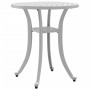 Garden table, white cast aluminum, Ø48x53 cm by vidaXL, Garden tables - Ref: Foro24-4002825, Price: 59,75 €, Discount: %