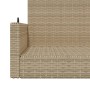 Banco columpio de ratán sintético beige 119x56x48 cm de vidaXL, Bancos de jardín - Ref: Foro24-365628, Precio: 117,99 €, Desc...