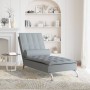 Massage divan sofa with light gray fabric cushion by vidaXL, Daybeds - Ref: Foro24-379443, Price: 133,51 €, Discount: %