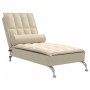 Massage divan sofa with cream fabric cushion by vidaXL, Daybeds - Ref: Foro24-379448, Price: 141,99 €, Discount: %