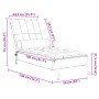 Massage divan sofa with cream fabric cushion by vidaXL, Daybeds - Ref: Foro24-379448, Price: 141,99 €, Discount: %