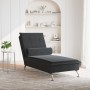 Massage chaise lounge sofa with black velvet cushion by vidaXL, Daybeds - Ref: Foro24-379455, Price: 112,22 €, Discount: %