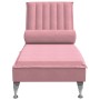 Sofá diván de masaje con cojín de terciopelo rosa de vidaXL, Divanes - Ref: Foro24-379462, Precio: 138,11 €, Descuento: %