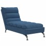 Divan Sofa mit blauen Stoffkissen von vidaXL, Tagesbetten - Ref: Foro24-379474, Preis: 151,75 €, Rabatt: %