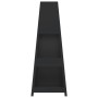 Chimenea de exterior con leñero y diseño de torre acero negro de vidaXL, Chimeneas - Ref: Foro24-4005750, Precio: 147,33 €, D...