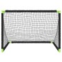 Portería de fútbol infantil plegable negra 90x64x64 cm de vidaXL, Porterías de fútbol - Ref: Foro24-4008438, Precio: 41,68 €,...