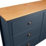 Hill bedside table solid gray pine wood 125x40x80 cm by vidaXL, Sideboards - Ref: Foro24-288985, Price: 181,10 €, Discount: %