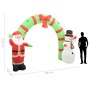 Arco de Navidad inflable Papá Noel y muñeco de nieve LED 223 cm de vidaXL, Luces de Navidad - Ref: Foro24-289303, Precio: 126...