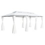 Gazebo with curtains 600x298x270 cm white 180g/m² by vidaXL, Tents and gazebos - Ref: Foro24-310073, Price: 389,64 €, Discoun...