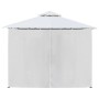 Gazebo with curtains 600x298x270 cm white 180g/m² by vidaXL, Tents and gazebos - Ref: Foro24-310073, Price: 389,64 €, Discoun...