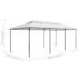 Pavillon mit Vorhängen 600x298x270 cm weiß 180g/m² von vidaXL, Zelte und Pavillons - Ref: Foro24-310073, Preis: 389,64 €, Rab...