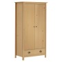 Hill 2-türiger Kleiderschrank aus massivem Kiefernholz 89x50x170cm von vidaXL, Kleiderschränke - Ref: Foro24-288947, Preis: 2...