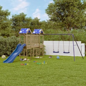 Spielplatz im Freien aus imprägniertem Kiefernholz von vidaXL, Schaukeln und Spielgeräte - Ref: Foro24-3279021, Preis: 449,99...