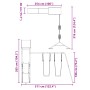 Outdoor-Spielplatz aus massivem Kiefernholz von vidaXL, Schaukeln und Spielgeräte - Ref: Foro24-3279037, Preis: 353,99 €, Rab...