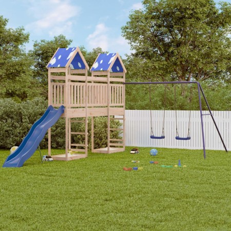 Outdoor playground made of solid pine wood by vidaXL, Swings and play structures - Ref: Foro24-3279040, Price: 620,99 €, Disc...