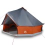 Familien-Tipi-Zelt für 8 Personen, wasserdicht, grau-orange von vidaXL, Zelte - Ref: Foro24-94590, Preis: 180,04 €, Rabatt: %