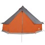 Familien-Tipi-Zelt für 8 Personen, wasserdicht, grau-orange von vidaXL, Zelte - Ref: Foro24-94590, Preis: 180,04 €, Rabatt: %