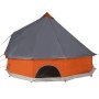 Familien-Tipi-Zelt für 8 Personen, wasserdicht, grau-orange von vidaXL, Zelte - Ref: Foro24-94590, Preis: 180,04 €, Rabatt: %