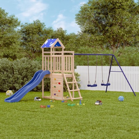 Outdoor-Spielplatz aus massivem Kiefernholz von vidaXL, Schaukeln und Spielgeräte - Ref: Foro24-3279145, Preis: 373,99 €, Rab...