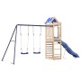 Outdoor playground made of solid pine wood by vidaXL, Swings and play structures - Ref: Foro24-3279166, Price: 375,99 €, Disc...