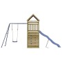 Spielplatz im Freien aus imprägniertem Kiefernholz von vidaXL, Schaukeln und Spielgeräte - Ref: Foro24-3279198, Preis: 486,46...