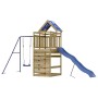 Spielplatz im Freien aus imprägniertem Kiefernholz von vidaXL, Schaukeln und Spielgeräte - Ref: Foro24-3279198, Preis: 474,99...