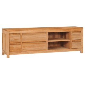 Solid acacia wood TV cabinet 120x30x40 cm by vidaXL, TV Furniture - Ref: Foro24-288899, Price: 242,07 €, Discount: %