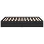 Cama con cajones madera de ingeniería negro 140x190 cm de vidaXL, Camas y somieres - Ref: Foro24-3280686, Precio: 183,92 €, D...