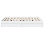 White engineered wood bed with drawers 120x190 cm by vidaXL, Beds and slatted bases - Ref: Foro24-3280699, Price: 227,58 €, D...