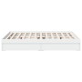 Cama con cajones madera de ingeniería blanco 135x190 cm de vidaXL, Camas y somieres - Ref: Foro24-3280692, Precio: 181,09 €, ...