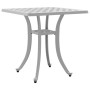 Mesa de jardín aluminio fundido blanco 53x53x53 cm de vidaXL, Mesas de jardín - Ref: Foro24-4002821, Precio: 66,54 €, Descuen...