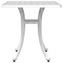 Mesa de jardín aluminio fundido blanco 53x53x53 cm de vidaXL, Mesas de jardín - Ref: Foro24-4002821, Precio: 66,54 €, Descuen...