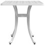 Mesa de jardín aluminio fundido blanco 53x53x53 cm de vidaXL, Mesas de jardín - Ref: Foro24-4002821, Precio: 66,54 €, Descuen...