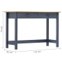 Mesa consola Hill con 2 cajones madera pino 110x45x74 cm de vidaXL, Mesas auxiliares - Ref: Foro24-288993, Precio: 66,97 €, D...