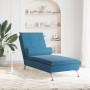 Massage-Diwansofa mit blauem Samtkissen von vidaXL, Tagesbetten - Ref: Foro24-379458, Preis: 120,99 €, Rabatt: %