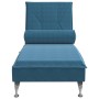 Massage-Diwansofa mit blauem Samtkissen von vidaXL, Tagesbetten - Ref: Foro24-379458, Preis: 120,99 €, Rabatt: %